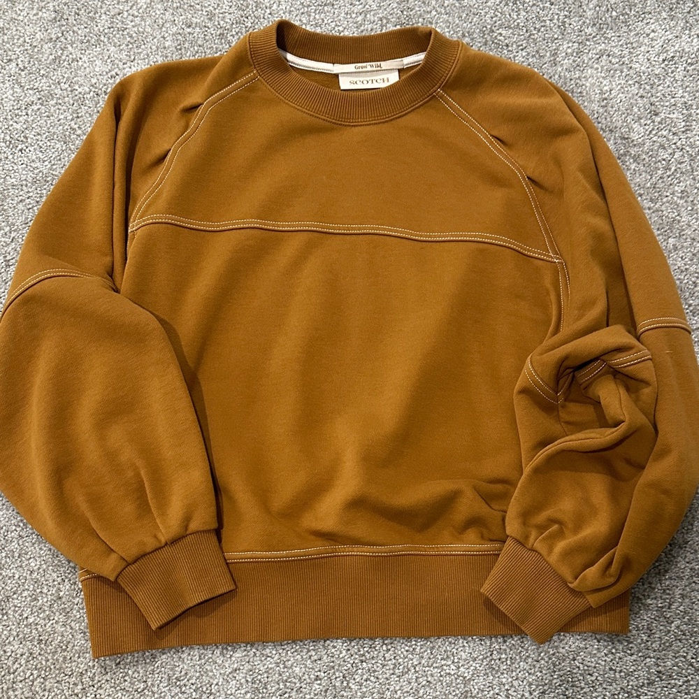 Scotch & Soda Rich Tan Crewneck Sweater